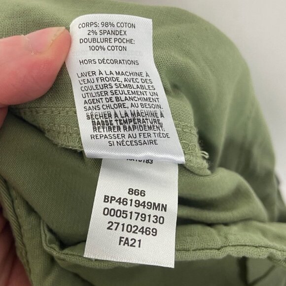 NEW‎ Nordstrom BP Stretch Cotton Pants Green Size Large x 32 Casual Jogger 2021 - Picture 8 of 14